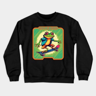 Frog skater Crewneck Sweatshirt